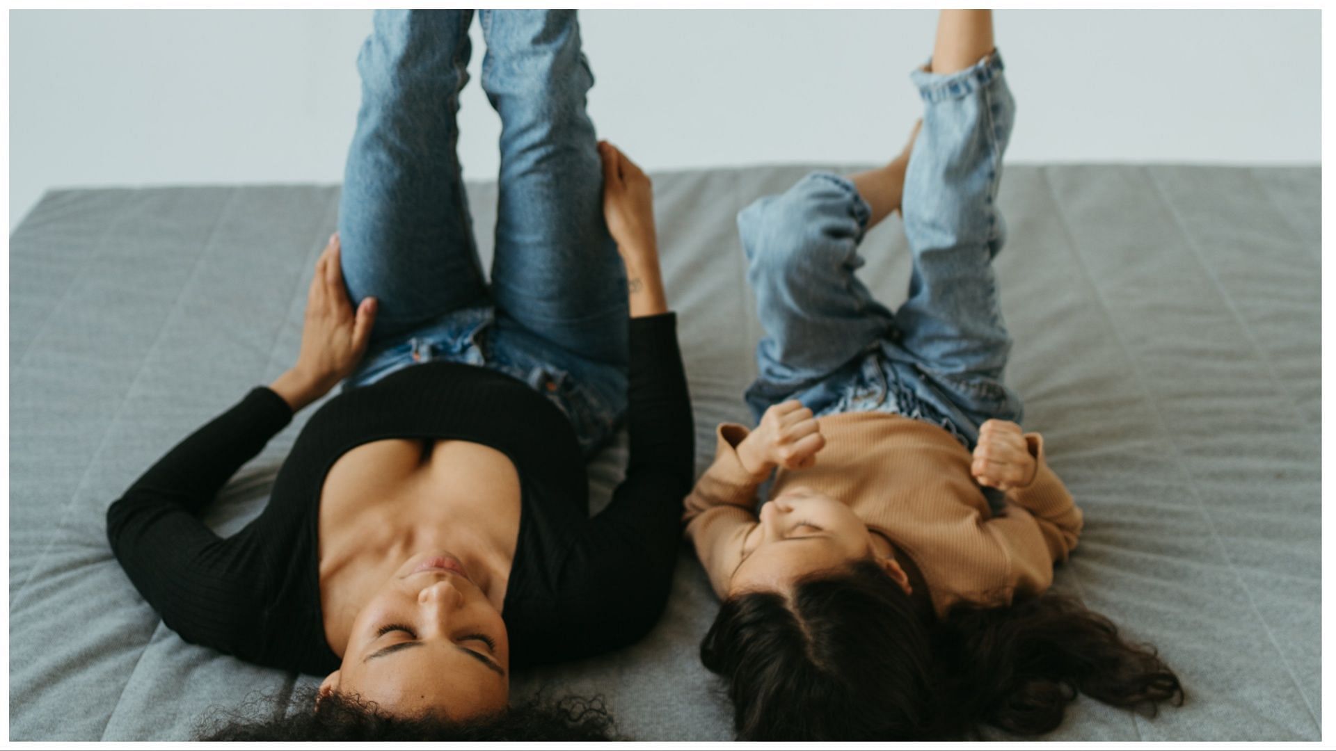 Legs up the wall pose. (Image via Pexels/ Anastasia Shuraeva)